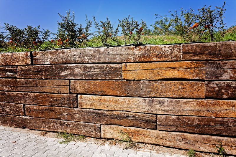 Wood Retaining Wall Repair