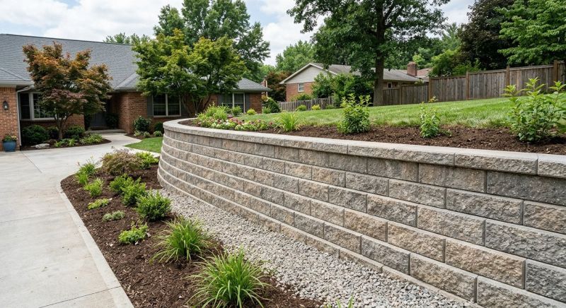 Block Retaining Wall Installation in Ocala, FL