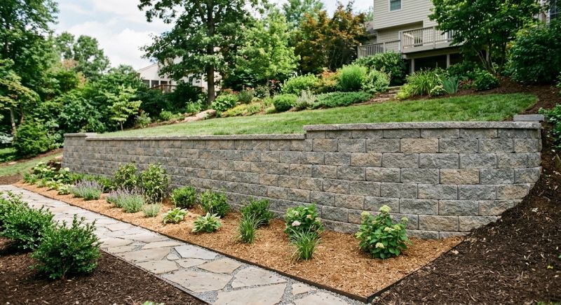 Block Retaining Wall Installation in Melbourne, FL