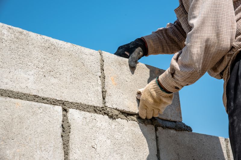 Block Retaining Wall Installation