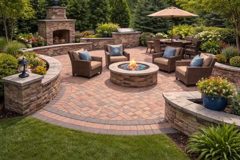 Brick Hardscape Construction in Boston, MA