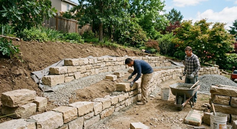 Hardscape Wall Construction in Melbourne, FL