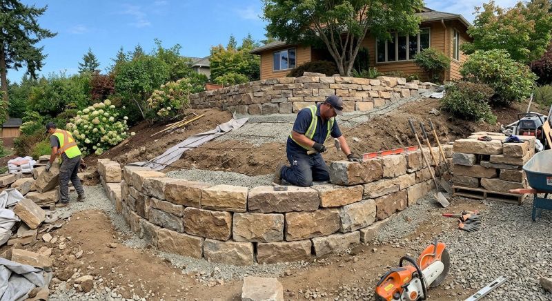 Landscape Wall Construction in Melbourne, FL