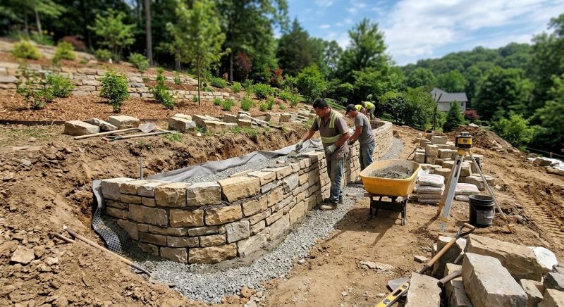 Landscape Wall Construction in Melbourne, FL