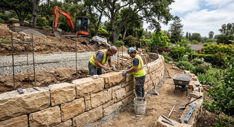 Landscape Wall Construction in Tampa, FL