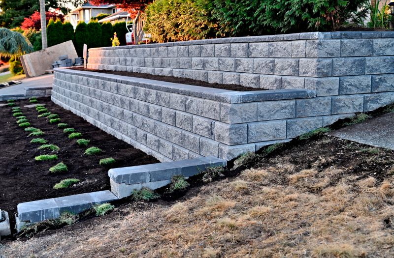 Retaining Wall Installation