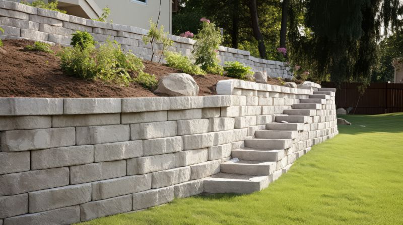 Retaining Wall Installation