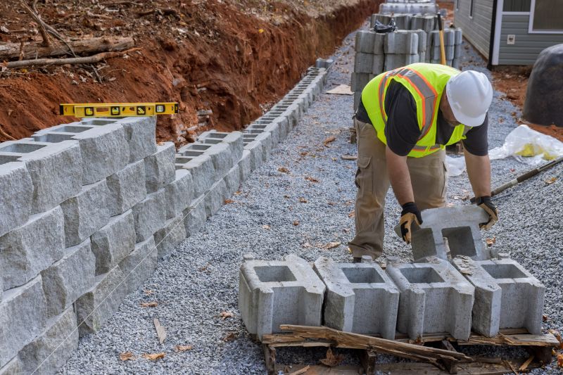 Retention Wall Construction in Melbourne, FL