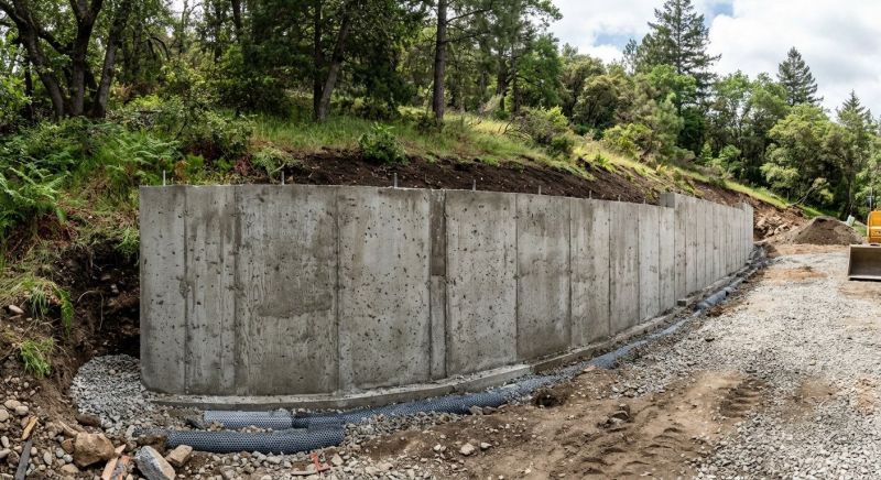 Retention Wall Installation in Pasco County, FL