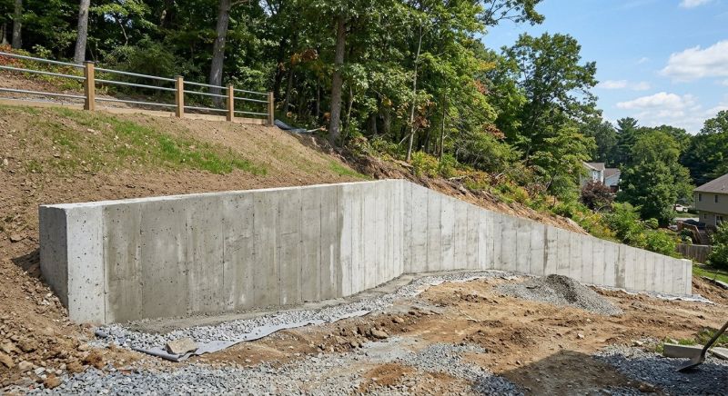 Retention Wall Installation in Melbourne, FL